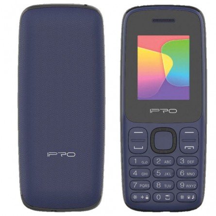 TÉLÉPHONE PORTABLE IPRO A1 MINI BLEU+NOIR