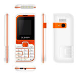 Téléphone Portable Clever C5 Blanc & Orange