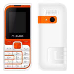 Téléphone Portable Clever C5 Blanc & Orange