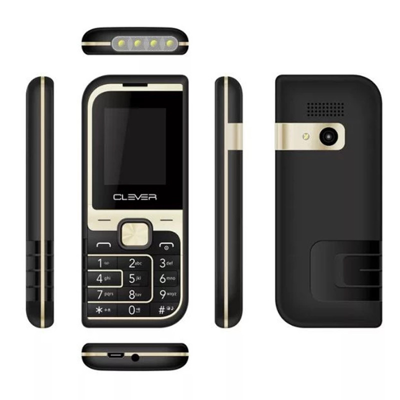 Téléphone Portable Clever C5 Noir