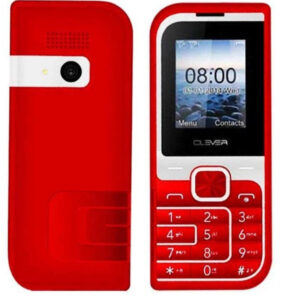 Téléphone Portable Clever C5 Rouge