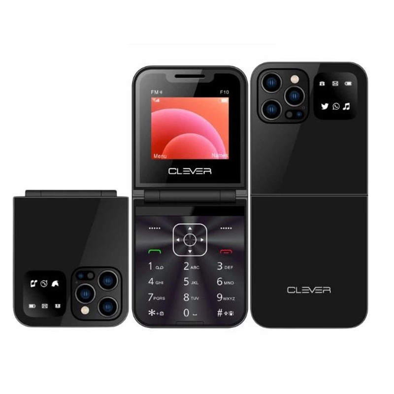 Téléphone Portable Clever F10 Noir