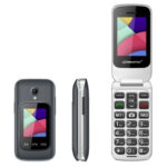 Téléphone Portable Smartec F1 Flip Noir