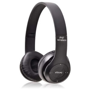 Casque Stéréo Sans Fil P47 Bluetooth Noir
