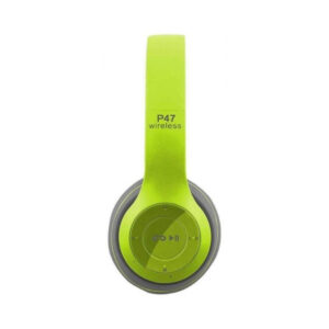 Casque Stéréo Sans Fil P47 Bluetooth Vert