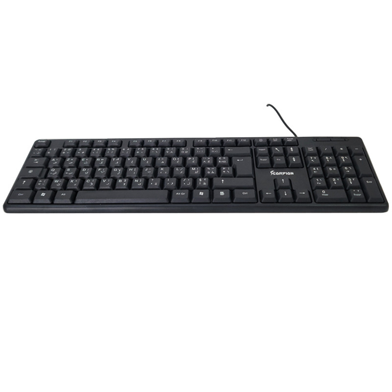 Clavier Multimédia Scorpion 20012 Noir