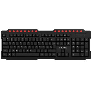 Clavier NovaTech Multimédia NT-K8113M Noir
