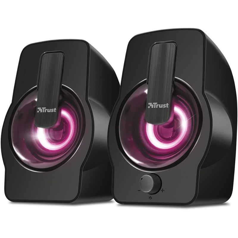 Haut Parleur Filaire Trust 22948 Gemi RGB Noir