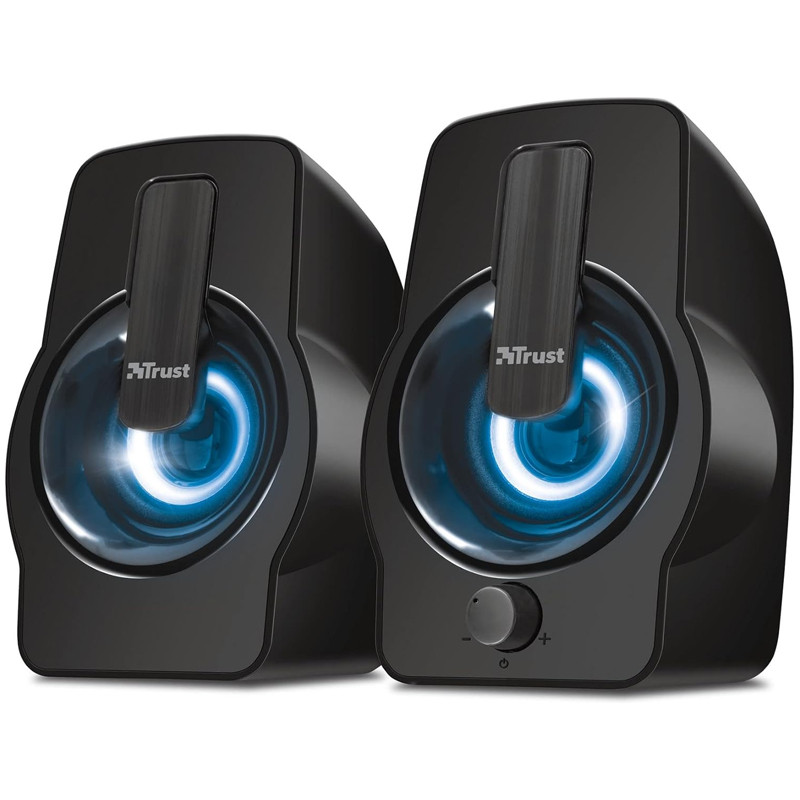 Haut Parleur Filaire Trust 22948 Gemi RGB Noir