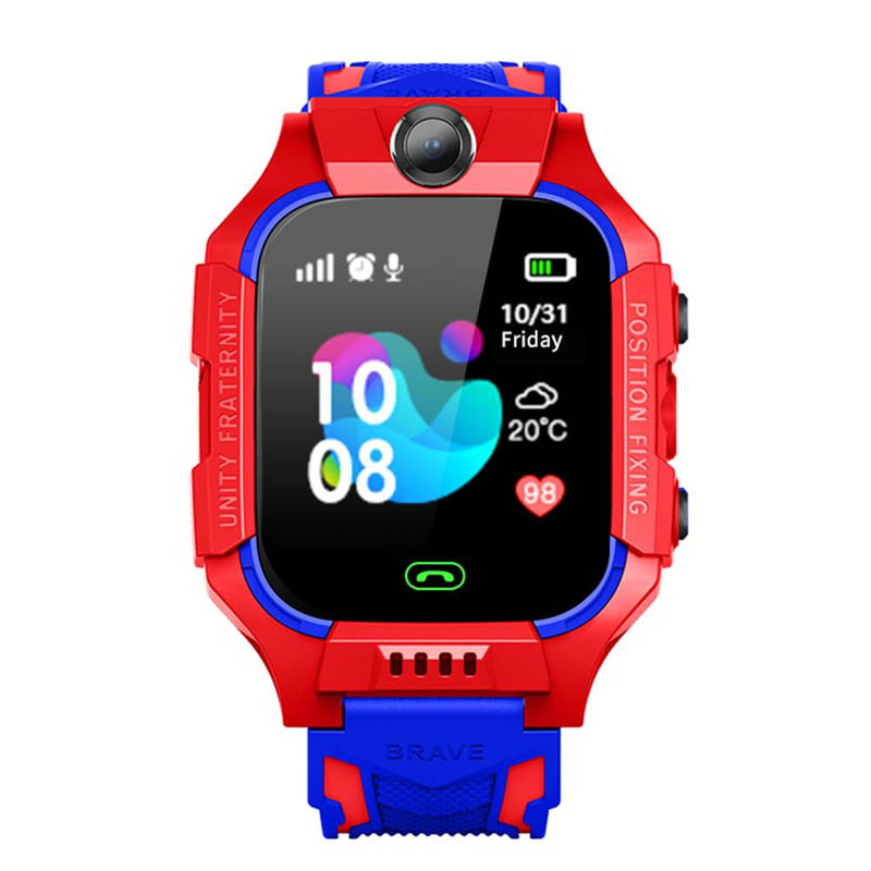 Montre Connectée Pour Enfants Smart 2030 Avec Traceur GPS – Rouge & Bleu