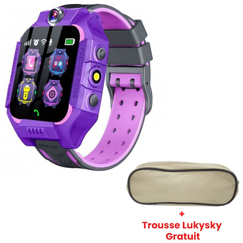 Montre Connectée Pour Enfants Smart 2030 Avec Traceur GPS – Violet